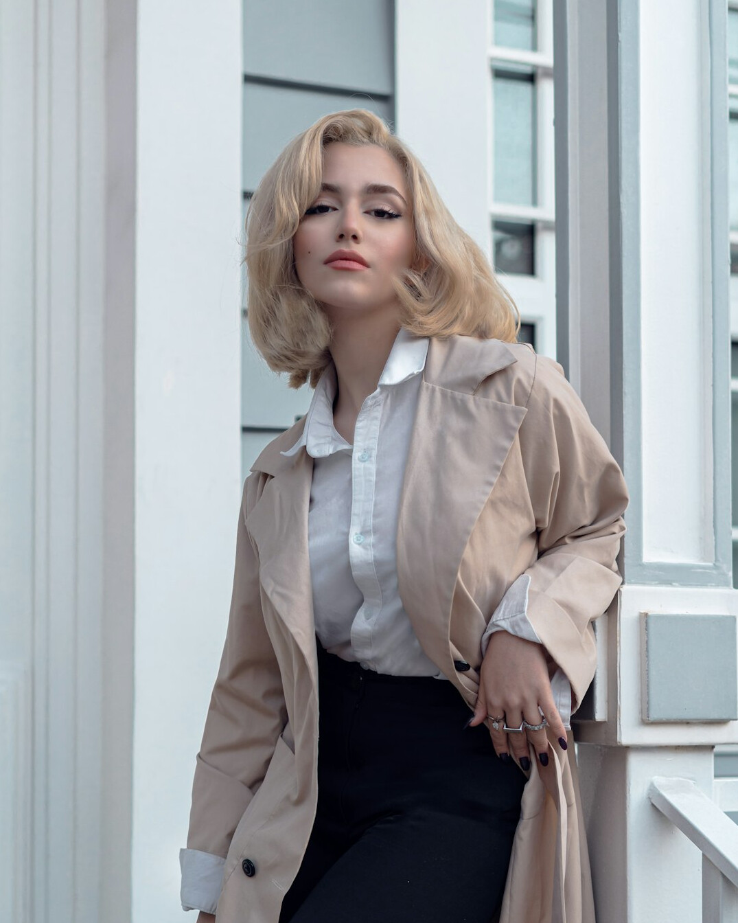 Portrait of a blonde professional woman